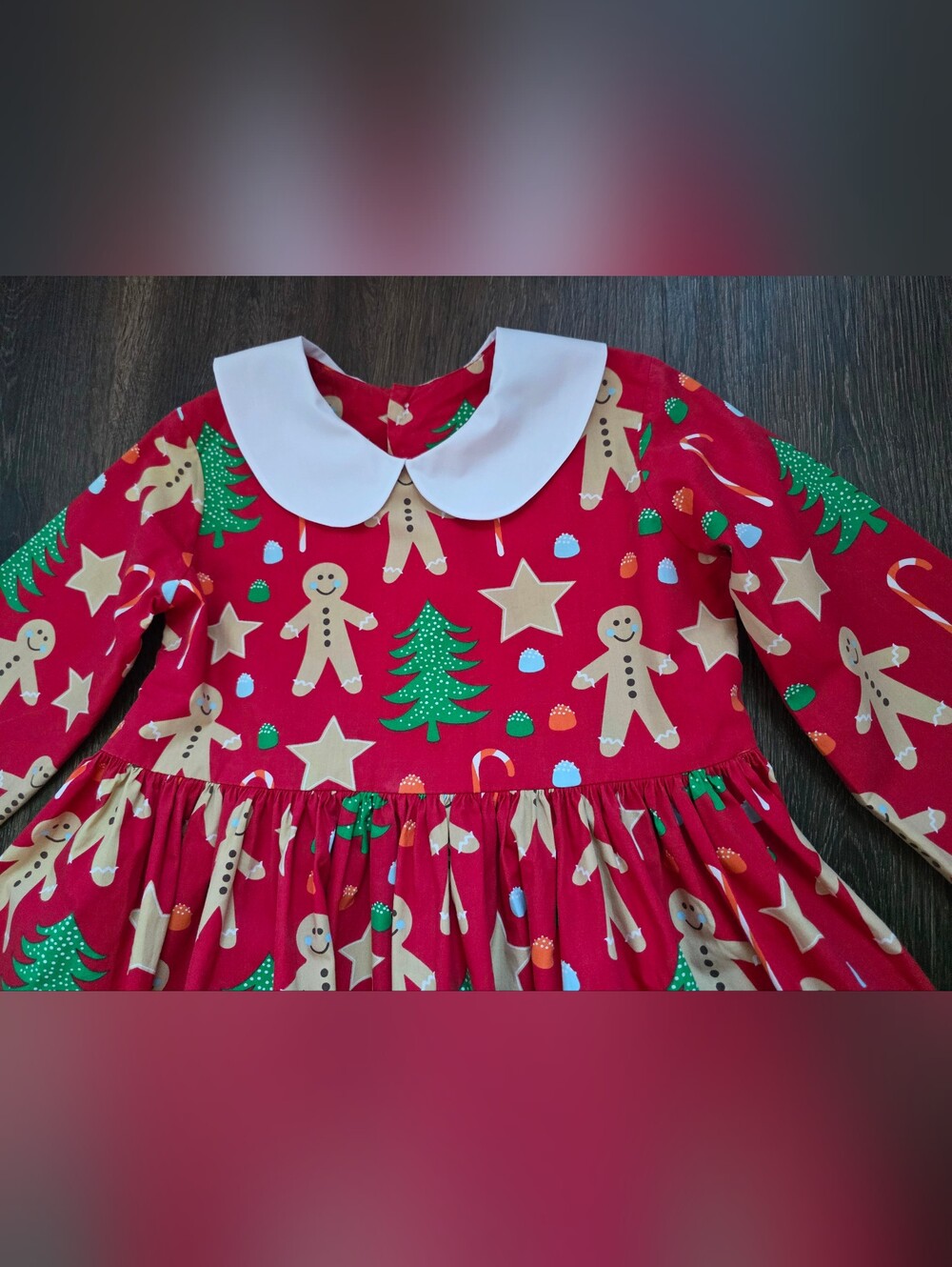 Eleanor Rose Cayden Christmas gingerbread man dress - Picture 4 of 13